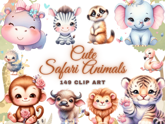 Download Cute Safari Animals - Jungle Animals PNG - Jungle animals png Collection