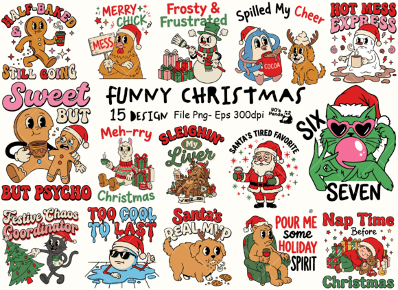 Download Funny Sarcastic Christmas Bundle Png Eps - Christmas bundle png Collection
