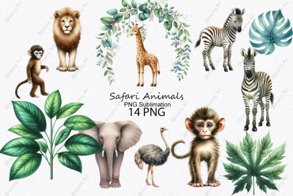 Download Safari Animals PNG Sublimation - Safari animals png Collection
